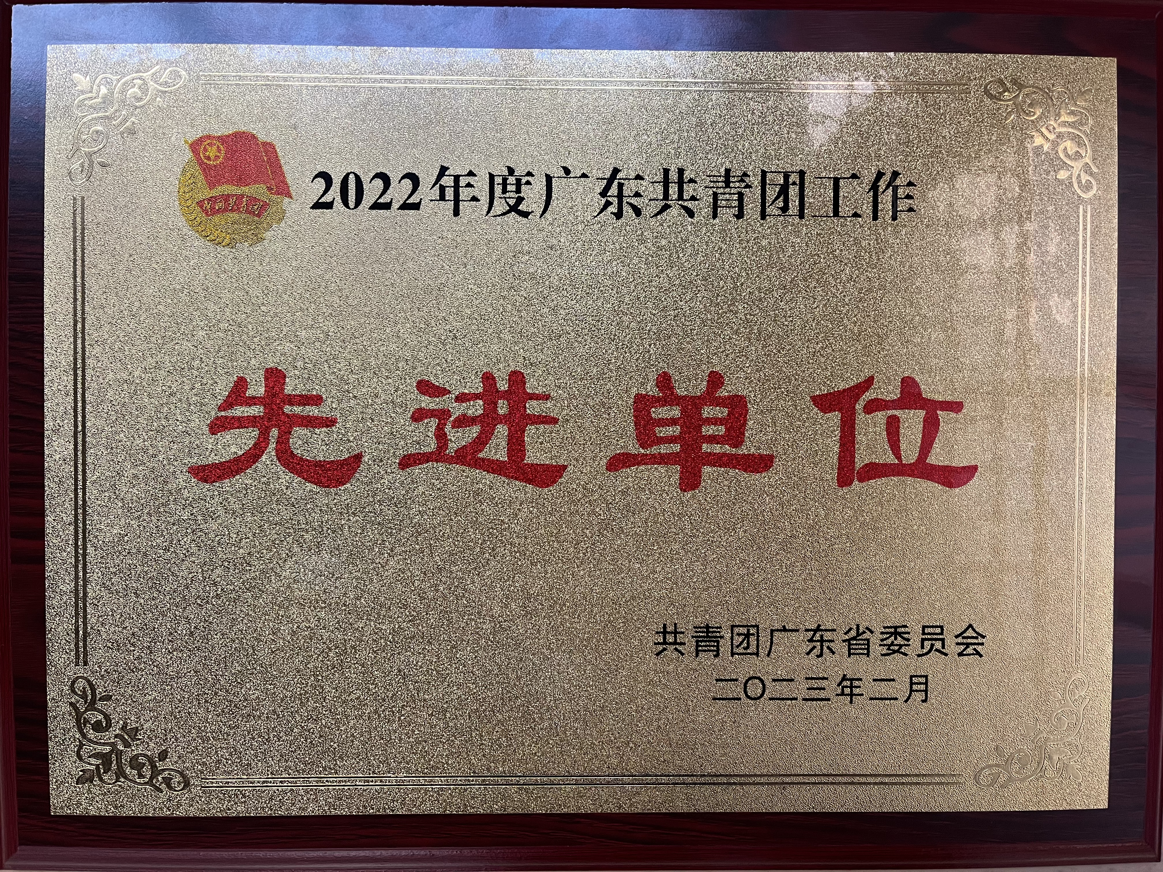 学校荣获2022年度广东共青团工作先进单位.jpg 学校荣获2022年度广东共青团工作先进单位.jpg